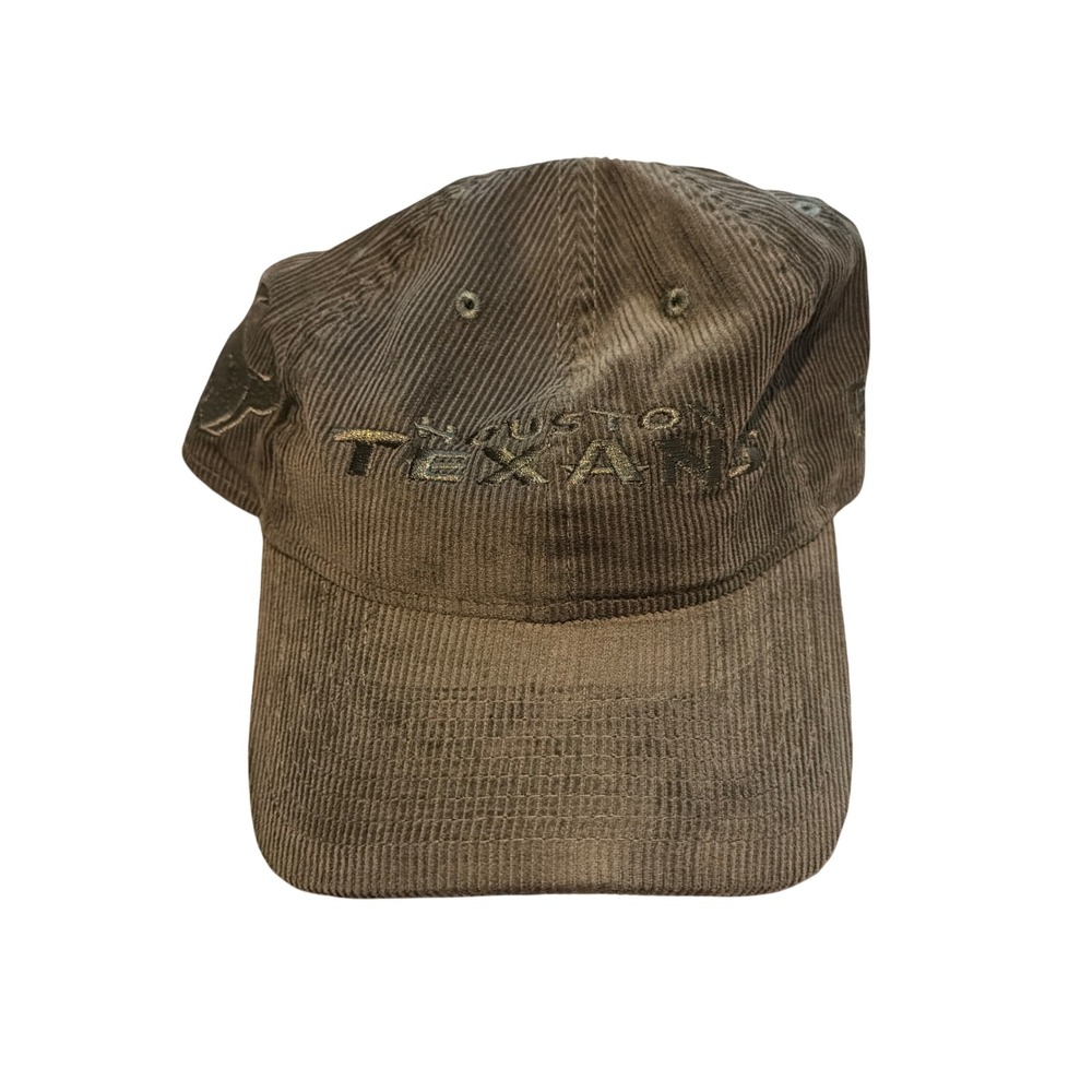 New Era Houston Texans 9TWENTY Adjustable Corduroy Hat Olive Green NFL Cap